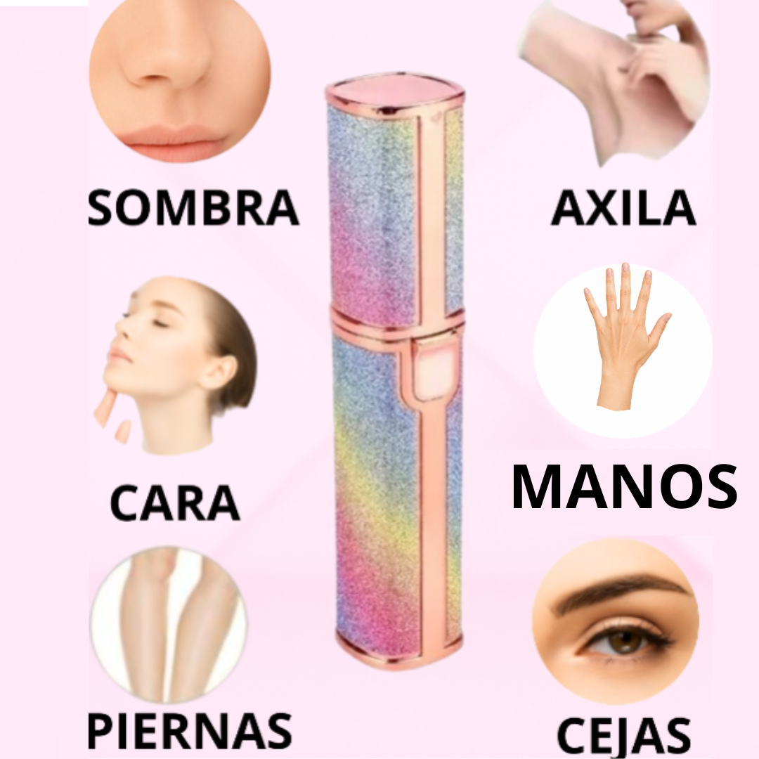 DEPILADORA FACIAL Y CEJAS 2 EN 1 + DEPILADORA CORPORAL DE REGALO